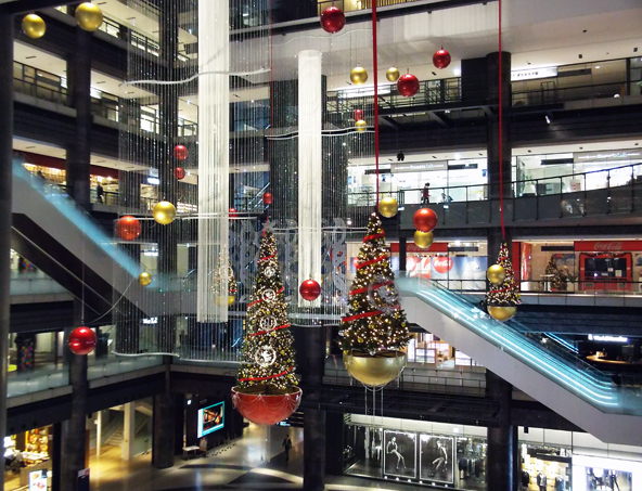 商業施設　クリスマス装飾